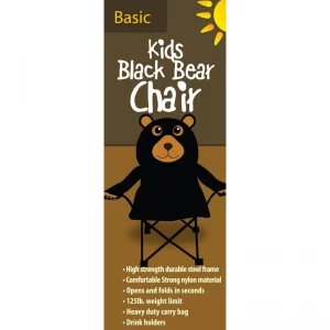 wilcor-kids-black-bear-folding-lawn-camping-chair-with-cup-holder-3
