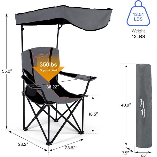 fair-wind-oversized-heavy-duty-folding-camping-chair-with-adjustable-shade-canopy-supports-350-lbs-2