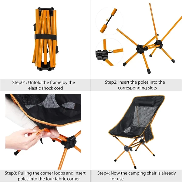 ubon-compact-lightweight-orange-folding-high-back-camping-chair-weighs-4-Lbs-3